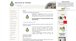 Desktop Screenshot of comune.toritto.ba.it